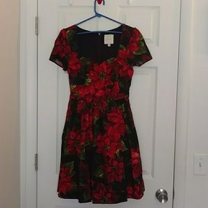 Modcloth Poinsettia Dress